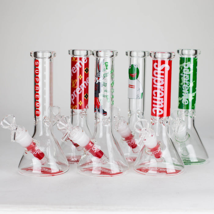 7.5" 4mm SUP Design Beaker Bong [PIP878] Glass Bong NIBO Distribution