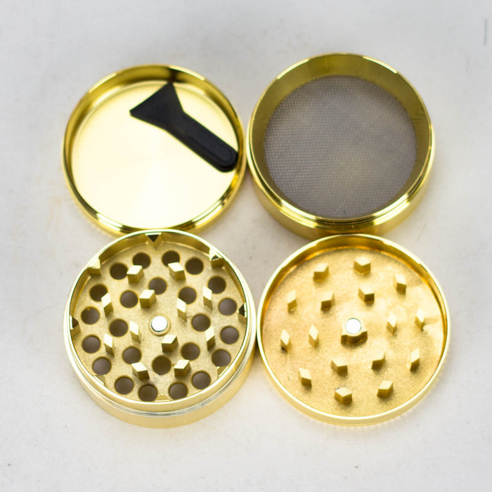 INFYNITY | Gold Grinder 50mm 4 parts Box of 12 [GR7603AS4] Display Pack ONE