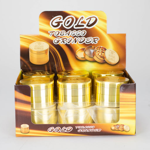 INFYNITY | Gold Grinder 58mm 4 parts Box of 12 [GR7604AS4] Display Pack ONE