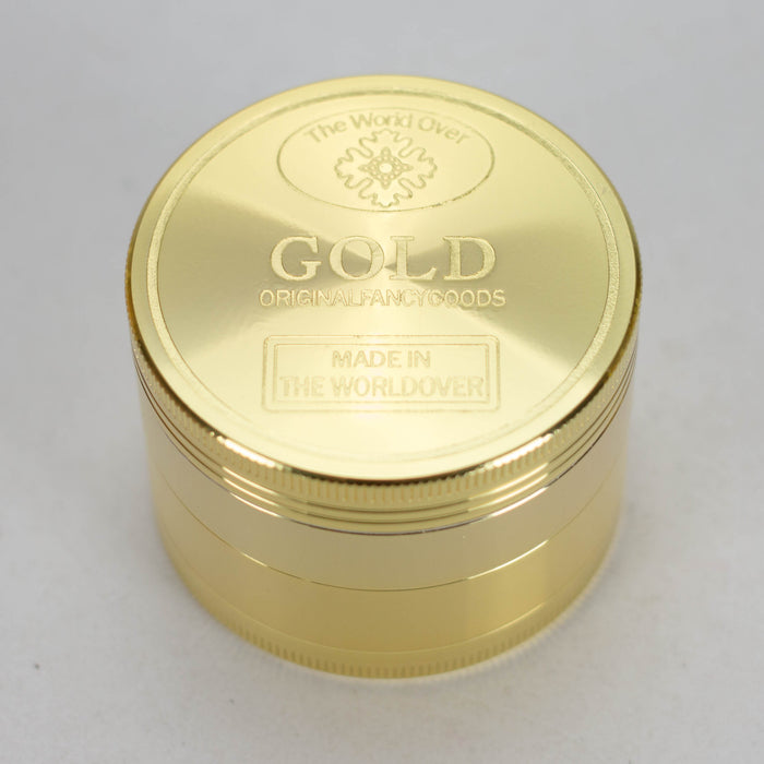 INFYNITY | Gold Grinder 58mm 4 parts Box of 12 [GR7604AS4] Display Pack ONE