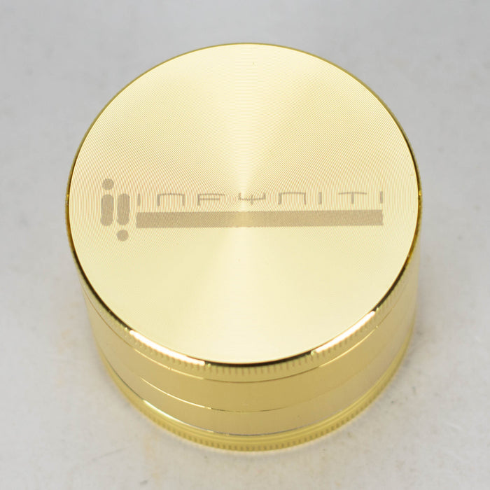 INFYNITY | Gold Grinder 58mm 4 parts Box of 12 [GR7604AS4] Display Pack ONE