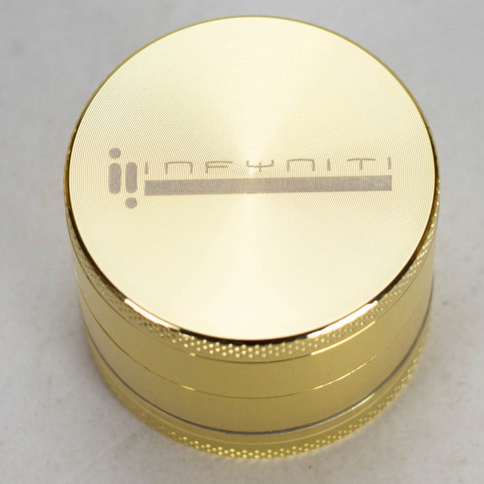 INFYNITY | Gold Grinder 50mm 4 parts Box of 12 [GR7603AS4] Display Pack ONE