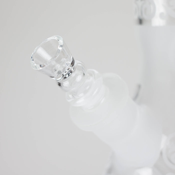 12" Frosted glass beaker water bong Glass Bong ONE