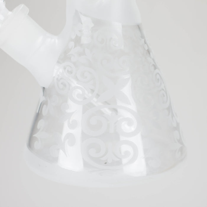 12" Frosted glass beaker water bong Glass Bong ONE