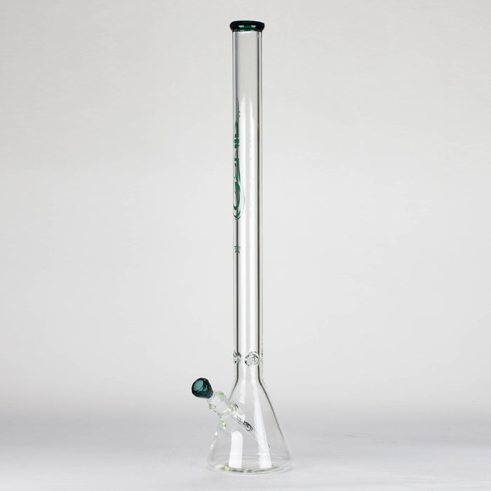 Genie | 30" 9mm glass beaker water bong Glass Bong ONE Teal
