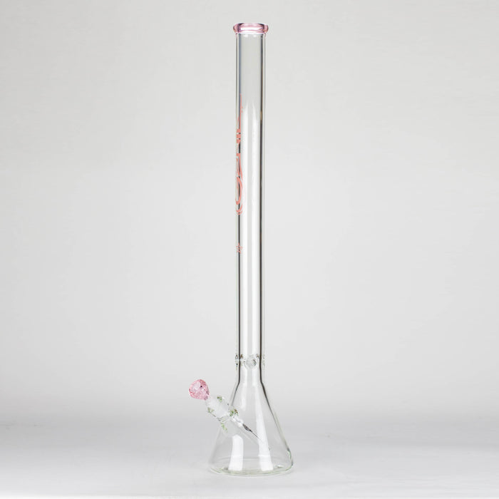 Genie | 30" 9mm glass beaker water bong Glass Bong ONE Pink