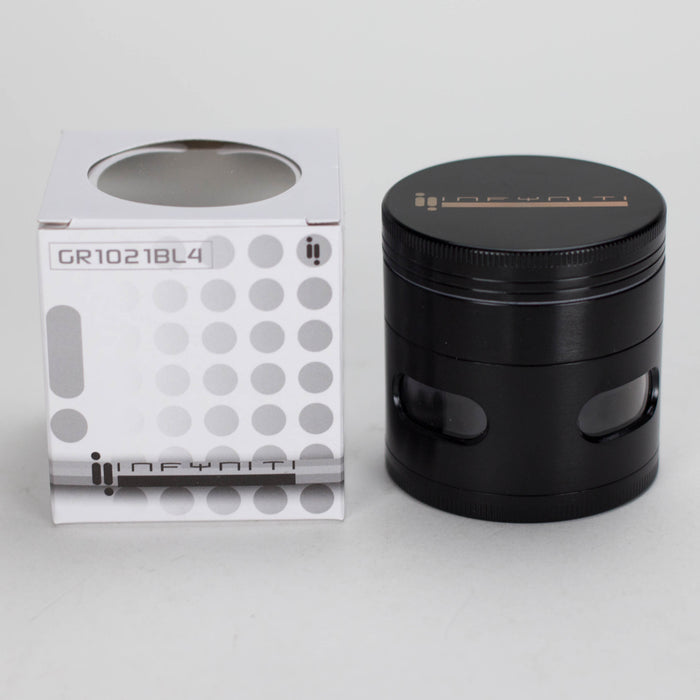 Infyniti | 4 Parts grinder with side window [ GR1021 ] Regular Grinder ONE