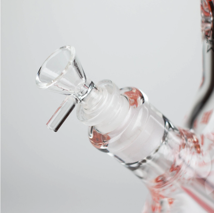 14" Cartoon Glow 9 mm glass bong [PIP835] Glass Bong NIBO Distribution