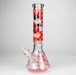 14" Cartoon Glow 9 mm glass bong [PIP835] Glass Bong NIBO Distribution