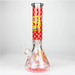 14" Cartoon Glow 9 mm glass bong [PIP835] Glass Bong NIBO Distribution D