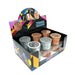 Hemp Design Metal Grinder 50mm 4pt Box of 12 [GRI205] Display Pack NIBO Distribution