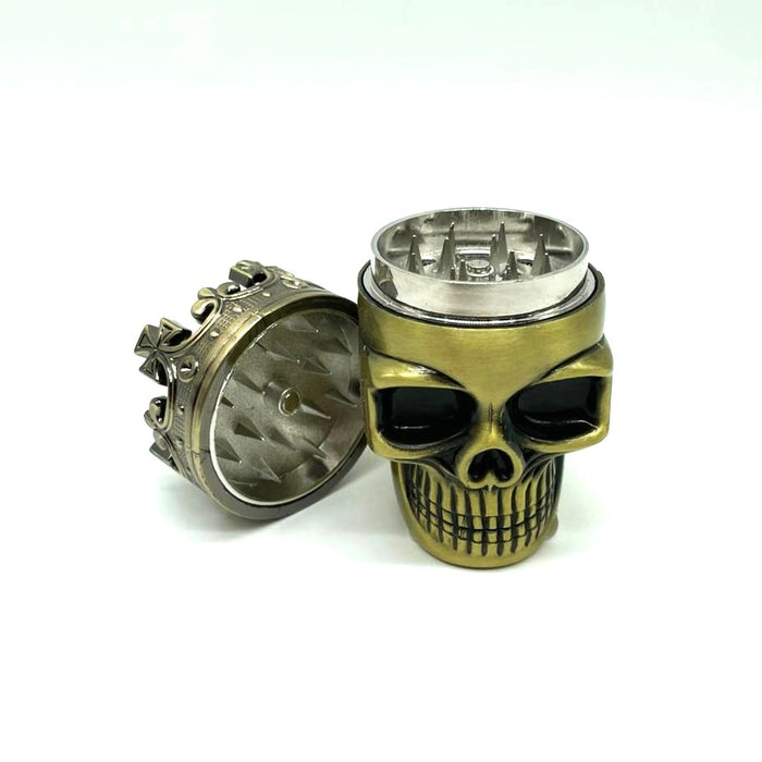 King Skull Grinder 3pt Box of 6 [GRI082] Display Pack NIBO Distribution