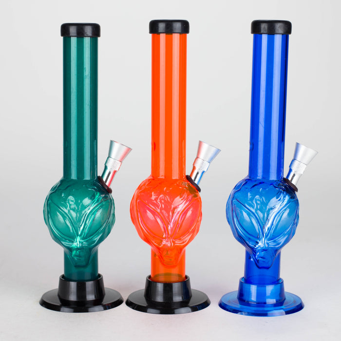 American Pipes | 1" x 8" Acrylic Waterpipe Acrylic Bong BG Sales Alien