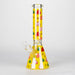 Z14" 7mm Glass Bong With Heart Design Glass Bong 777 Smoke