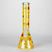 Z14" 7mm Glass Bong With Heart Design Glass Bong 777 Smoke