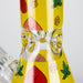 Z14" 7mm Glass Bong With Heart Design Glass Bong 777 Smoke