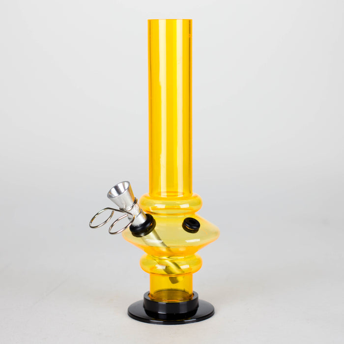 Acrylic 8" Water Pipe [PIP2846] Acrylic Bong NIBO Distribution Orange