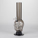 Acrylic 12" Water pipe Skull Shape [PIP275] Acrylic Bong NIBO Distribution Black