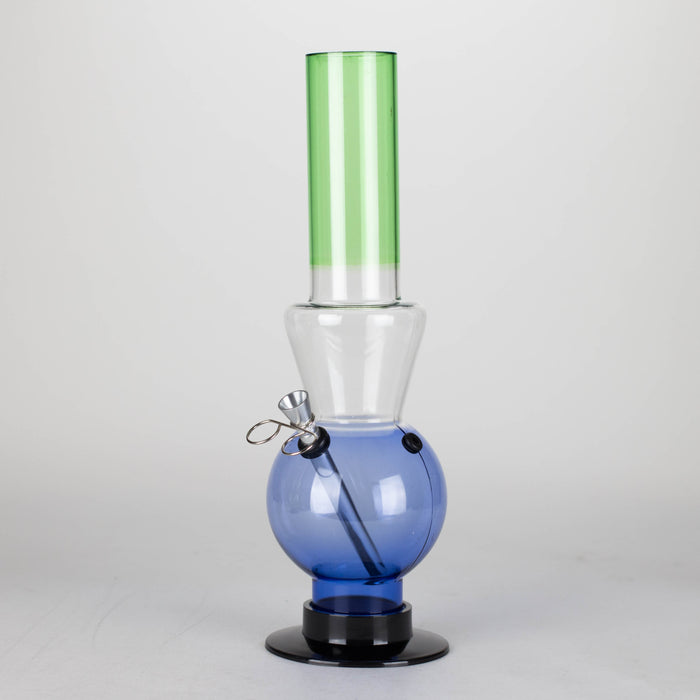 Acrylic 12" Water Pipe Mixed Color [PIP286] Acrylic Bong NIBO Distribution Blue