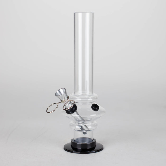 Acrylic 8" Water Pipe [PIP2846] Acrylic Bong NIBO Distribution Clear