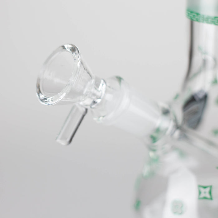 8.5" Gorilla Designs Glow In The Dark beaker bong In the Box [PIP301] Glass Bong NIBO Distribution