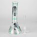 8.5" Gorilla Designs Glow In The Dark beaker bong In the Box [PIP301] Glass Bong NIBO Distribution
