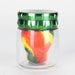 Top Side Grinder Bottom Storage Jar [CN6280] Herb Saver Grinder Canadian Distributor Green (B)