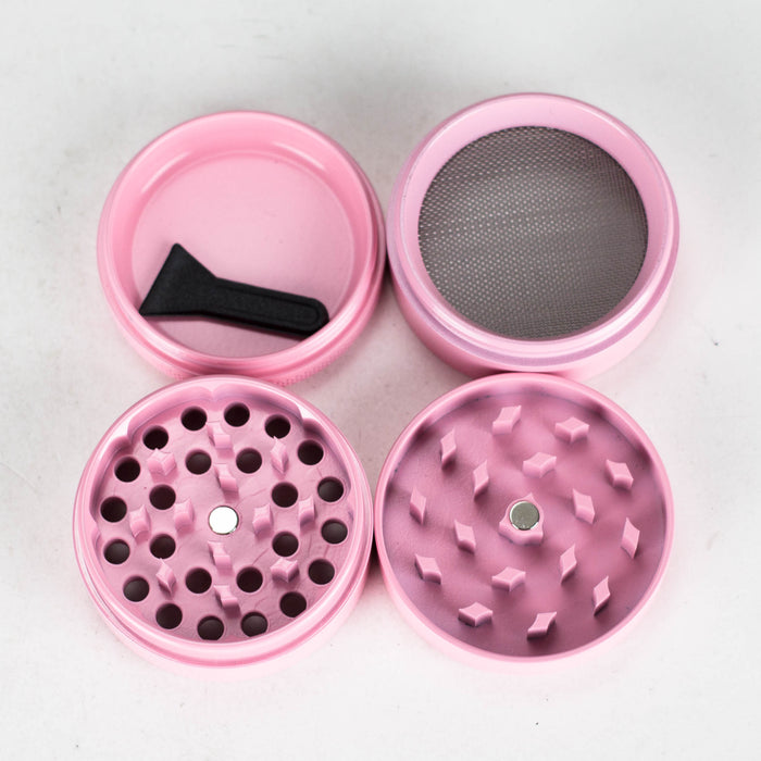 4 Parts Grinders Lady Hornet, Pink Color Non Stick Surface [CNC50-4TC-LH] Display Pack Canadian Distributor