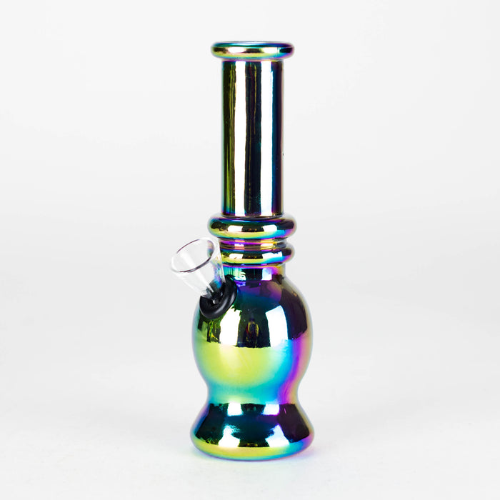 6" Glass Mini Bong Rainbow Standard Shaped Box of 12 [JBLMIN-01-4] Glass Bong Canadian Distributor