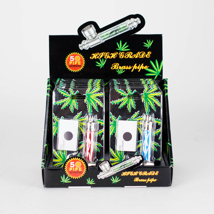 3" Metal Pipe Lead Design Sticker [YD-003] Metal Pipe Canadian Distributor