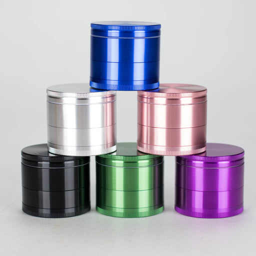 4 Part Grinder, Metallic Finish and Black Color [CN5015] Regular Grinder Canadian Distributor