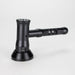 6" Pipe -Aluminum+Glass, Black Color Hammer Shape [YD1700] Glass Pipe Canadian Distributor