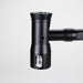 6" Pipe -Aluminum+Glass, Black Color Hammer Shape [YD1700] Glass Pipe Canadian Distributor