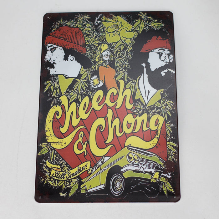 TRIM QUEEN | 420 VINTAGE SIGNS Flag · Sign · Deco Trim Queen CHEECH & CHONG