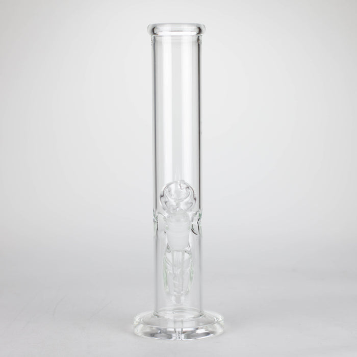 12" Clear Straight Tube Bong Straight Tube Bong Bongzie Smokes