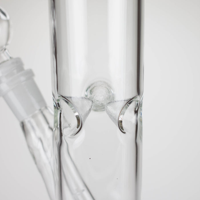 12" Clear Straight Tube Bong Straight Tube Bong Bongzie Smokes
