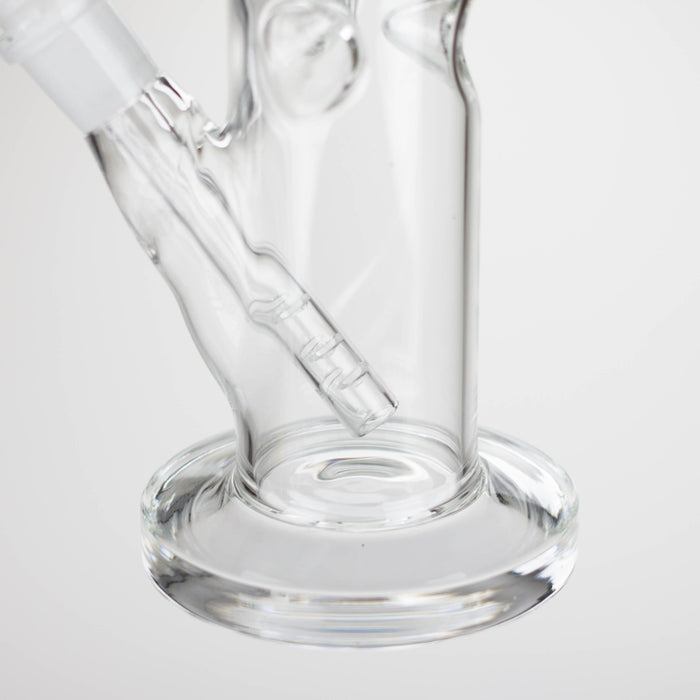 12" Clear Straight Tube Bong Straight Tube Bong Bongzie Smokes