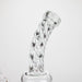 6" bent neck Twist glass bong with diffuser Bongs Bongzie Smokes
