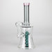 8" Assorted color tube glass bong with caterpilar diffuser Other Shaped Bong Bongzie Smokes