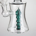 8" Assorted color tube glass bong with caterpilar diffuser Other Shaped Bong Bongzie Smokes