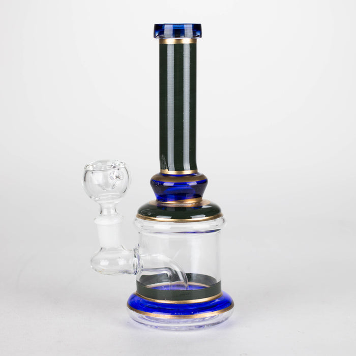 7.5" glass bong with diffuser Bongs Bongzie Smokes
