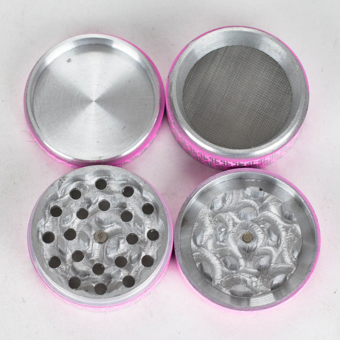 58mm Dollor sign aluminium grinder Pack of 12 Display Bongzie Smokes
