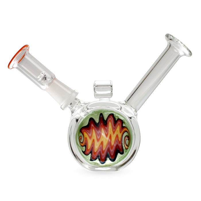 4" Fixed Stem Pendant Rig 10MM Glass Hand Pipe PINNACLE DISTRIBUTORS INC.