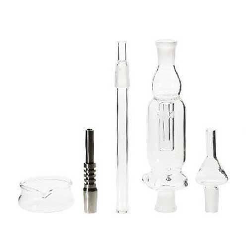 6" 14mm Nectar Collector Set + Dish Glass Hand Pipe PINNACLE DISTRIBUTORS INC.