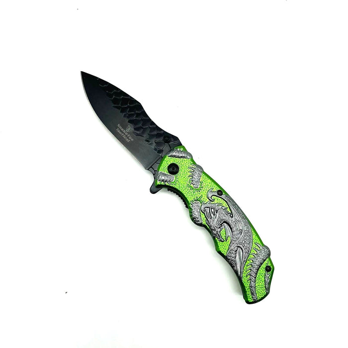 Foldable Pocket Knife [ SE-1025 ] Folding Knife NIBO Distribution GREEN