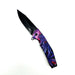 Foldable Pocket Knife [ BW-0571 ] Folding Knife NIBO Distribution PURPLE