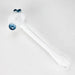 Shine Glassworks | Frit Pipe with coloured Accents - Made in Canada Glass Pipe Smoking Cat Distribution White
