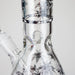 Karma | 14" Leaf Beaker Glow in the dark Glass Bong Beaker Bong Maq Distributors
