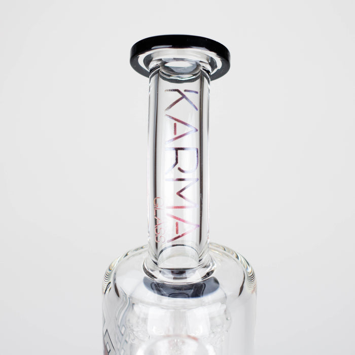 Karma | Glass Bong 11" Double Tree Bend Other Shaped Bong Maq Distributors