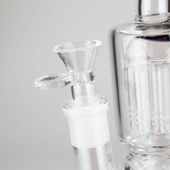 Karma | Glass Bong 11" Double Tree Bend Other Shaped Bong Maq Distributors